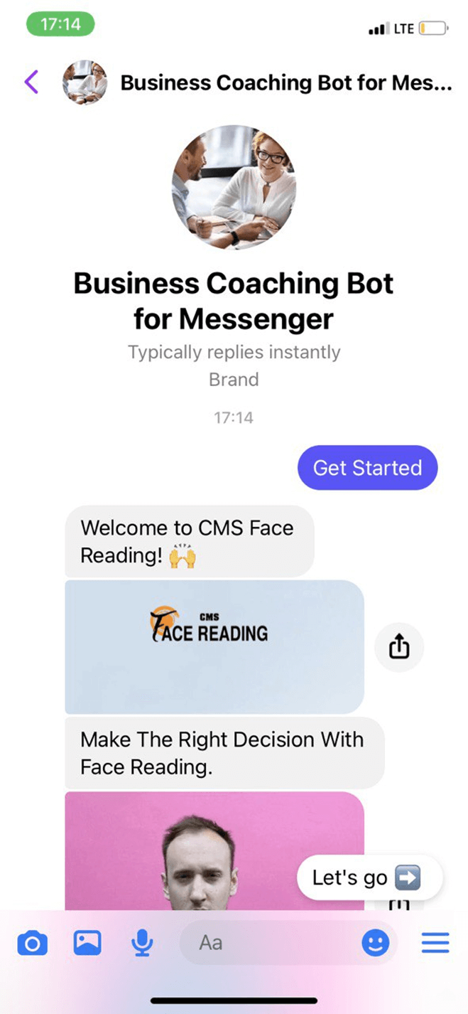 Business Coaching Bot bot screenshot